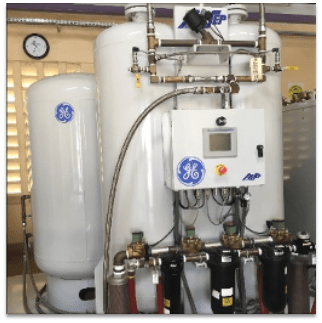 Zuurstof-productie: PSA-plant voor de centrale bereiding van zuurstof uit omgevingslucht